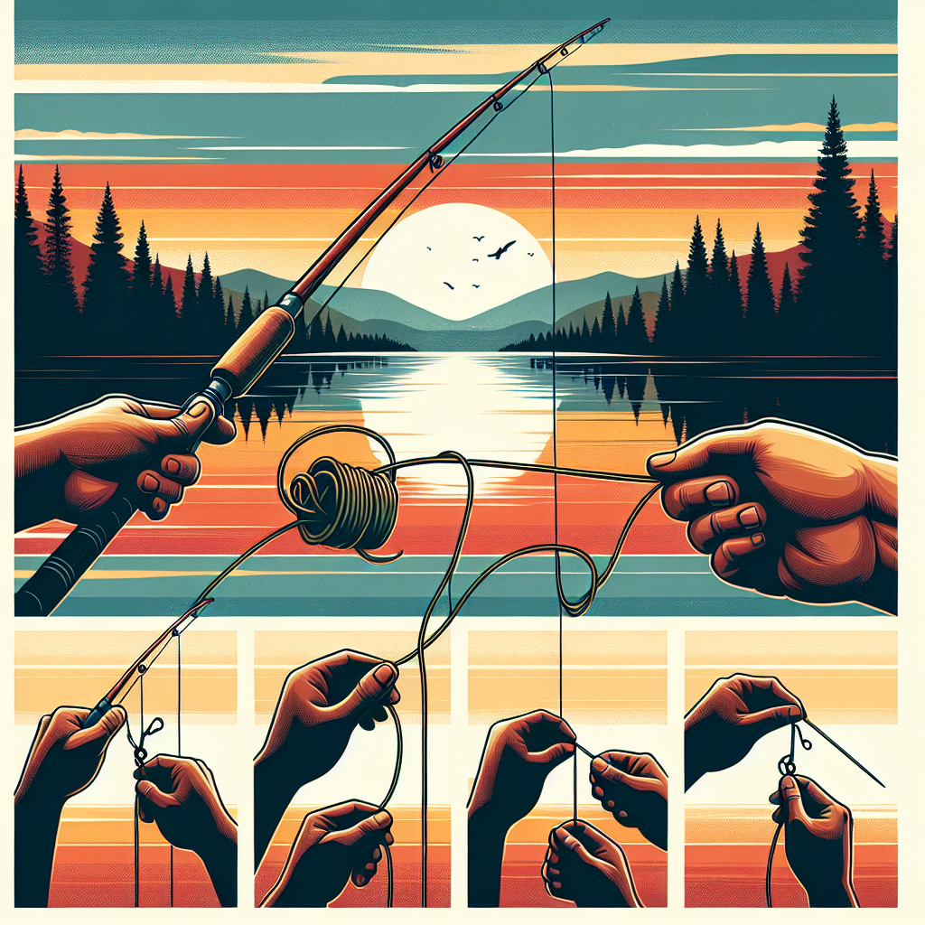 How to tie a fishing knot​?