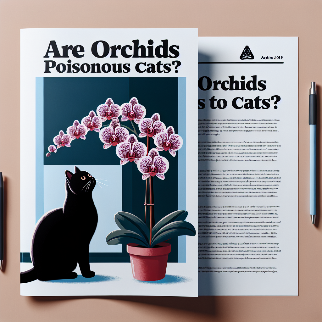 Are orchids poisonous to cats​?
