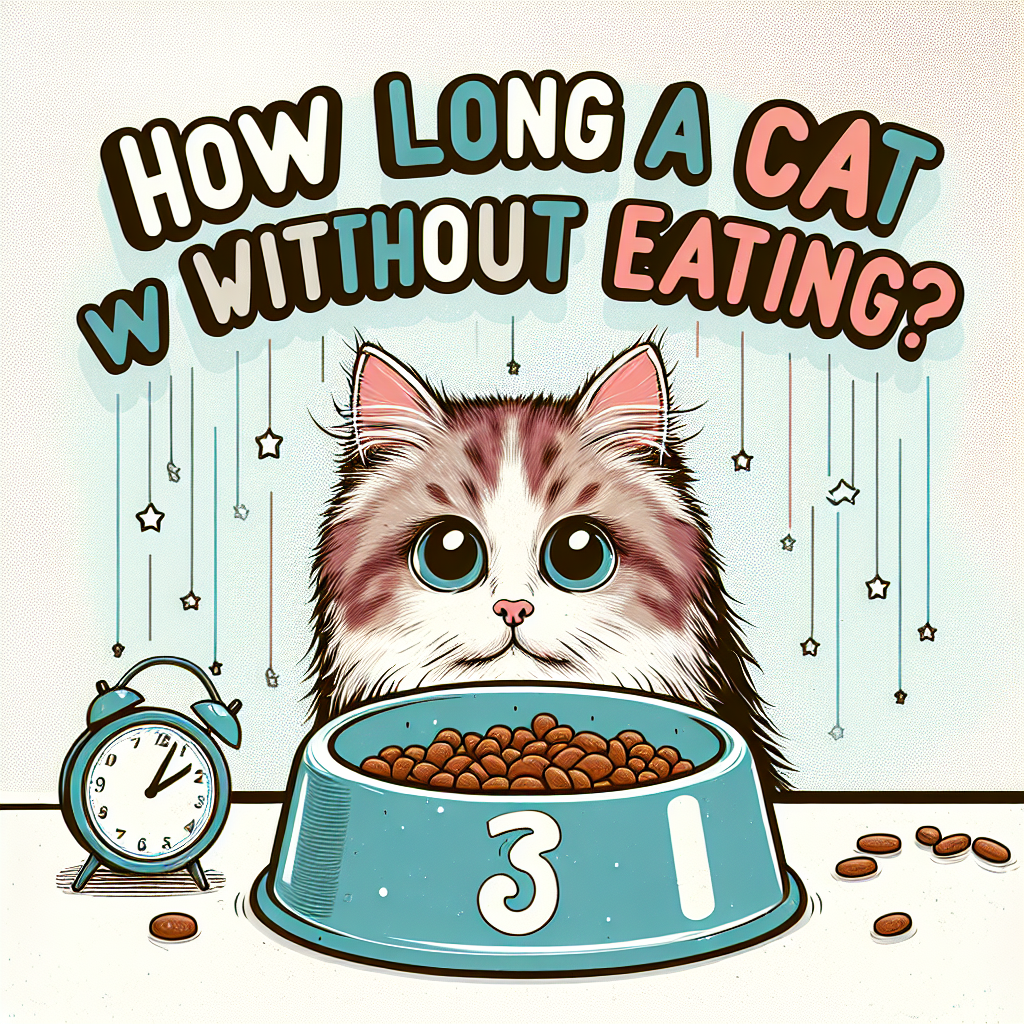 How long can a cat go without eating​?
