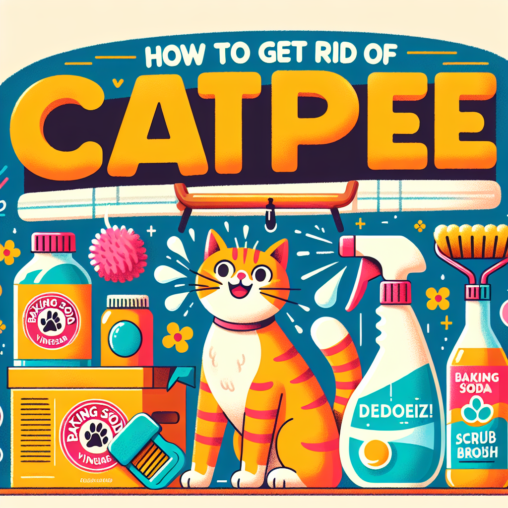 How to get rid of cat pee smell​?