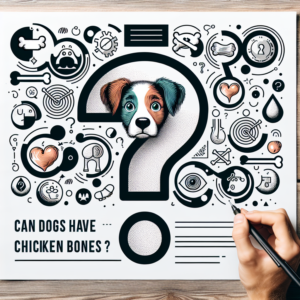 Can dogs have chicken bones​?