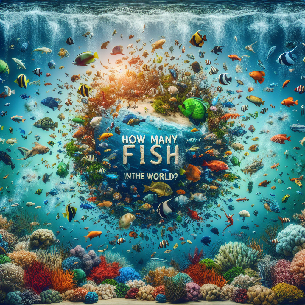 How many fish are in the world​?