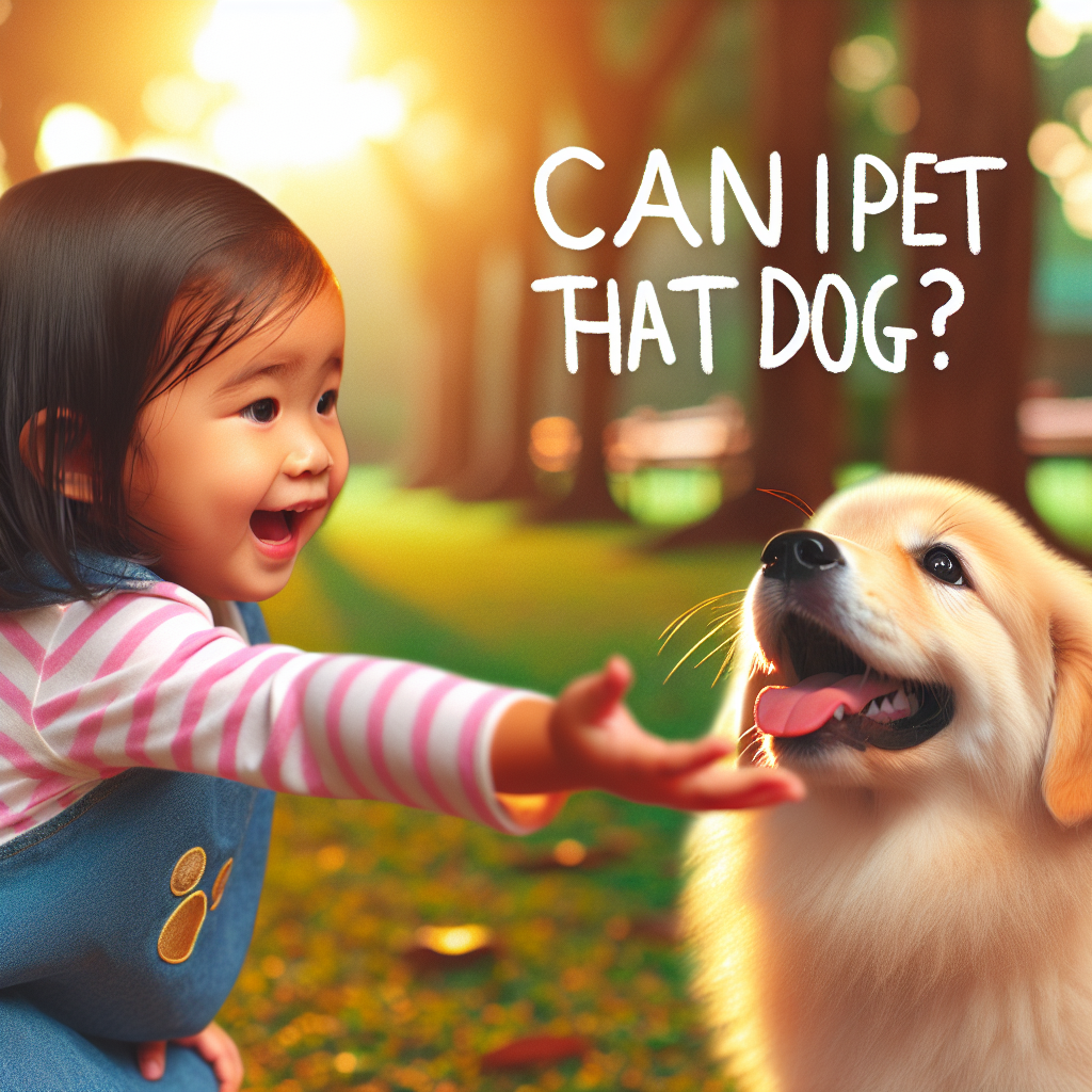 Can I pet that dog original?​